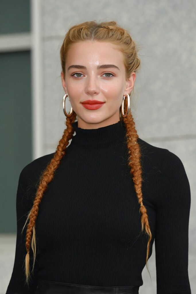 Textured faux locs creating a natural loc-inspired protective look