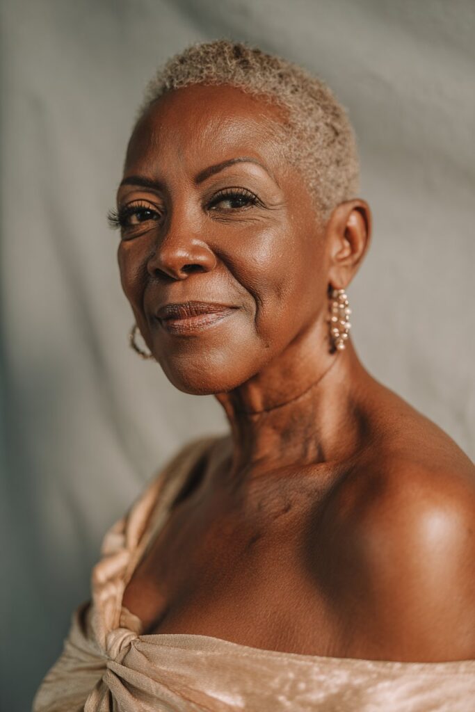 Cornrows finished with decorative beads at the ends for added texture and visual detail.