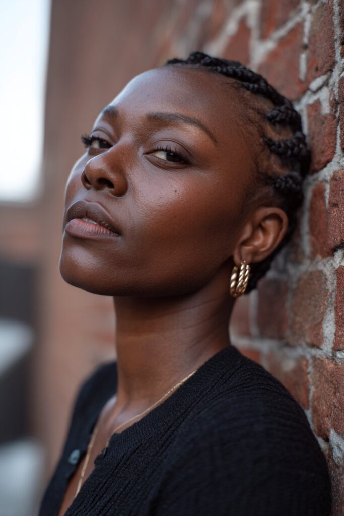 Sleek braids that gradually increase in thickness for a natural, seamless finish.