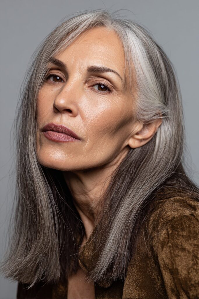 Short tapered haircut for straight hair with a slim, neat silhouette.