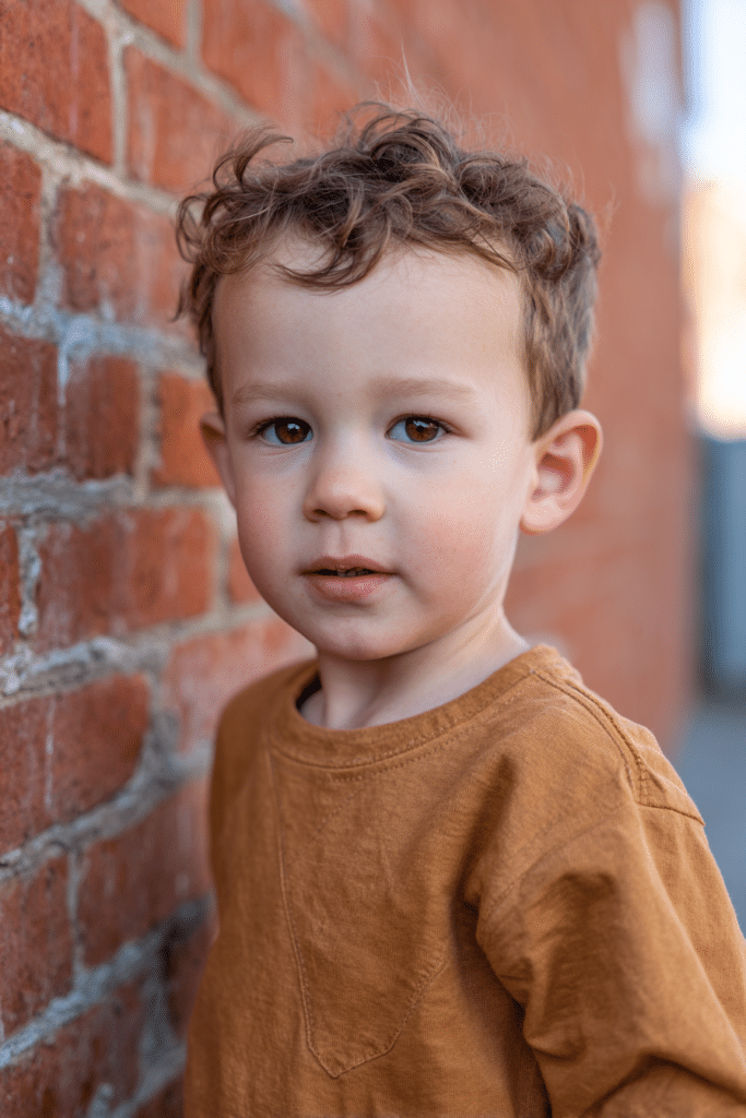 Smoothly blended mullet for children