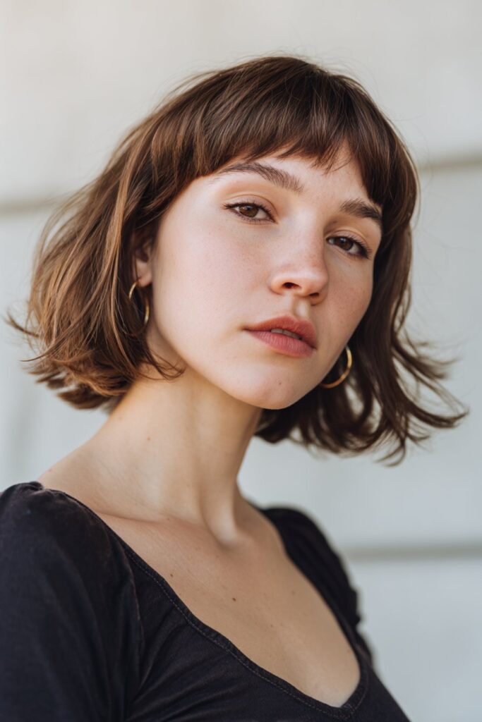 Razor-cut butterfly layers for a textured, feathered, and lightweight effect.