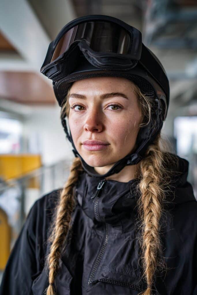 Classic Dutch braids