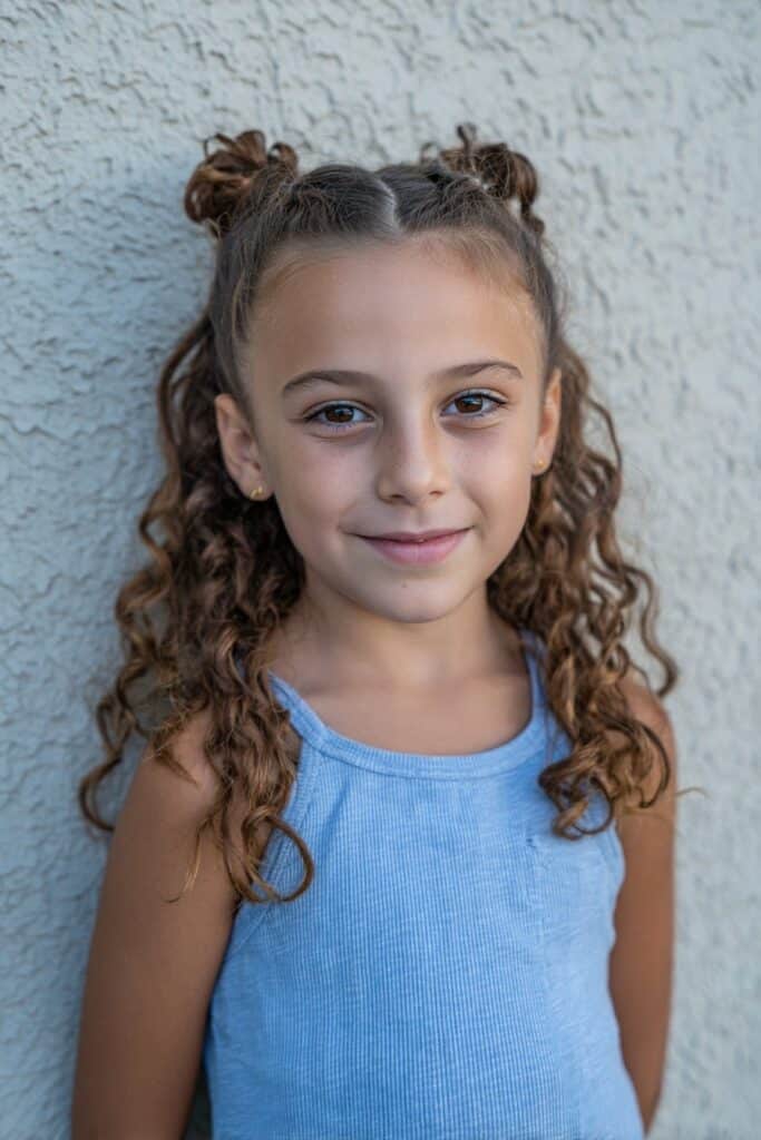 French braids styled to the side