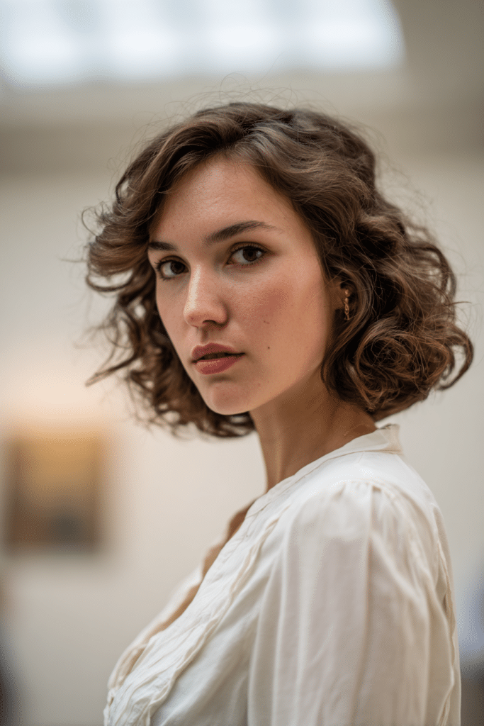 French pin chignon updo