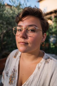 Feathered Crop with Side Part 1