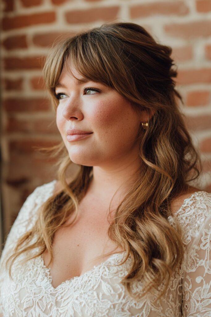 Shaggy mullet haircut with bold color contrast for women