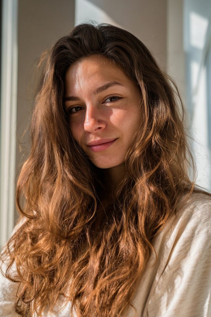 Light mocha brunette hair color for spring