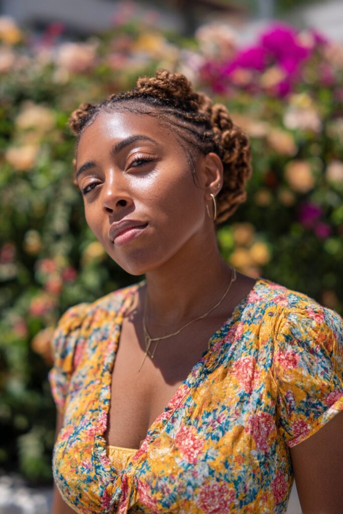 Spring twist protective hairstyle for Black women