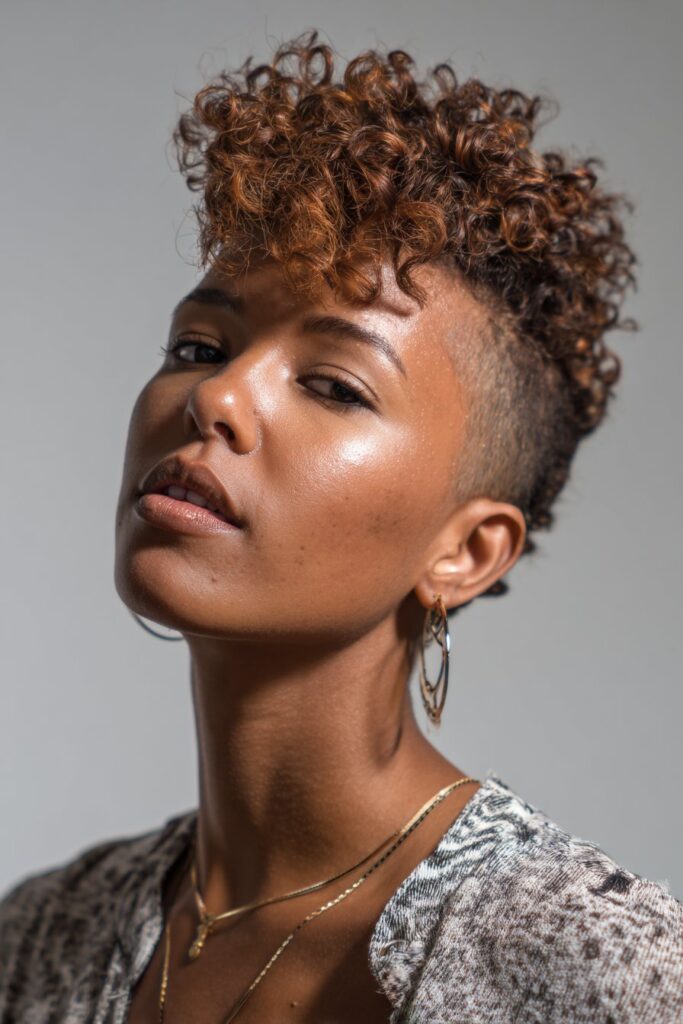 15 Gorgeous Black Hair Updo Hairstyles to Try Today 15 Textured faux hawk updo hairstyle for Black women