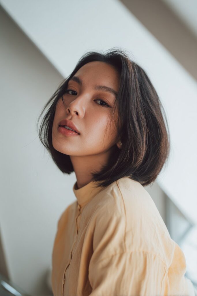 12 Stunning Bob Hairstyles for Fine Hair You’ll Love 5 Inverted bob hairstyle for fine hair women with stacked back