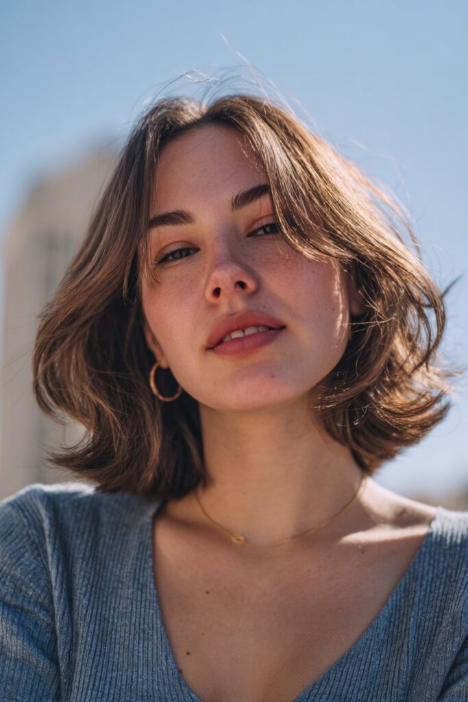 12 Stunning Bob Hairstyles for Fine Hair You’ll Love 12 Wavy lob hairstyle for fine hair with natural movement