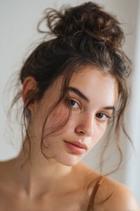 Elegant Knotted Half Updo