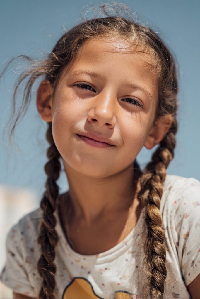 Cute braided hairstyle for kids fishtail braid ponytail