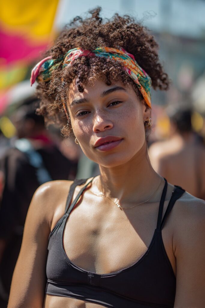 Freaknik hairstyle freestyle locs with wraps