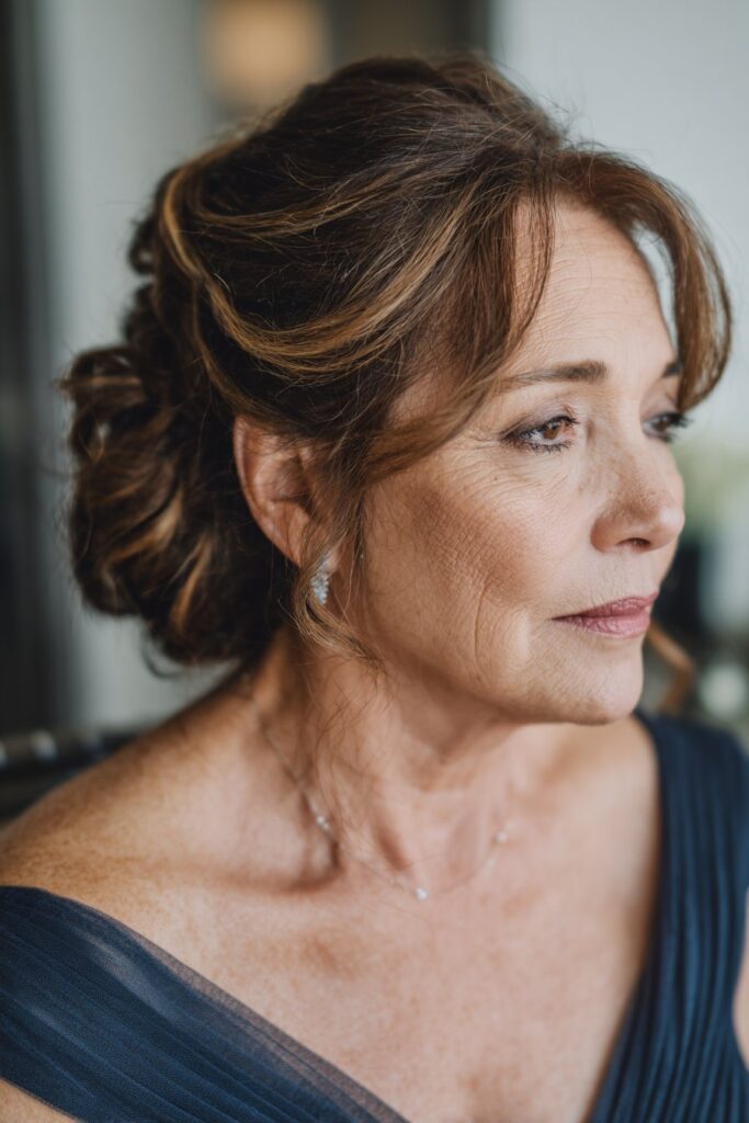 French twist mother of the groom updo hairstyle
