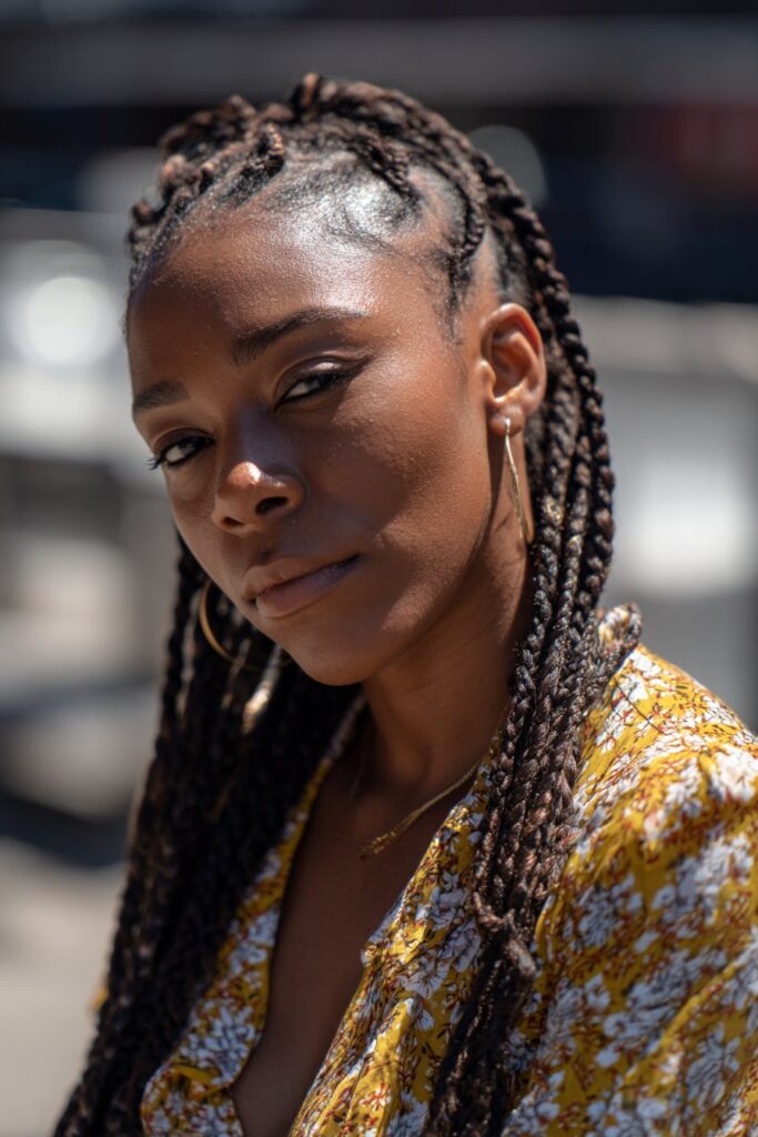 Cute braided hairstyle for black women Fulani braids