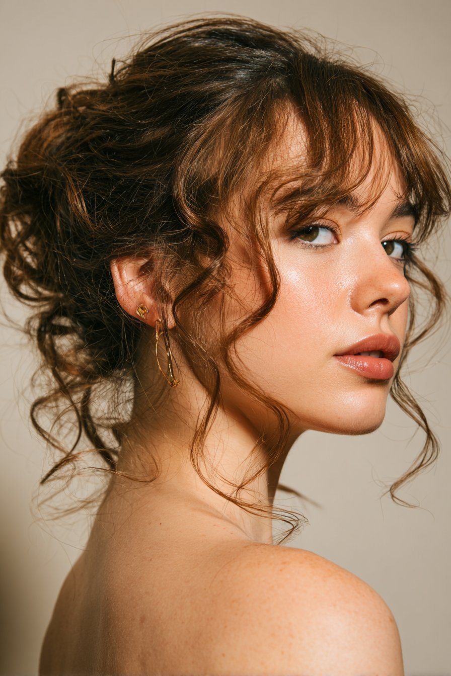 Home 2 7 Romantic Low Ponytail with Soft Curls