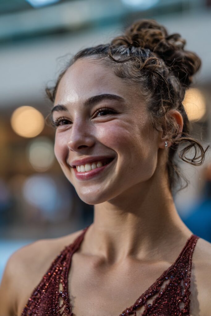 Low bun prom hairstyle messy low bun with face framing pieces