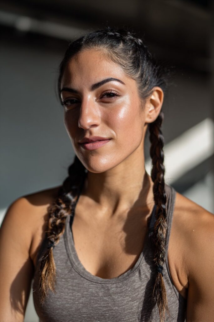 Two stitch braids speed braiding technique