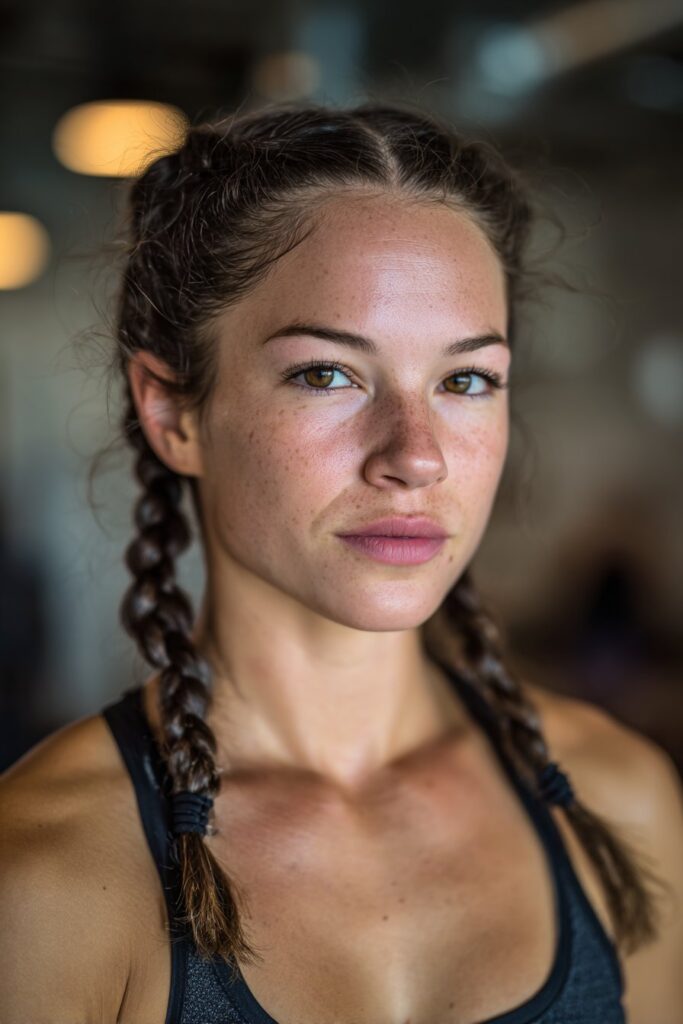 Two stitch braids tension free method