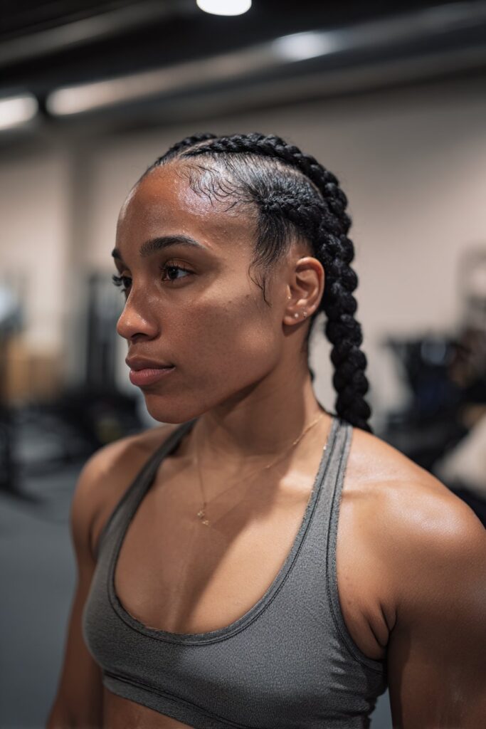 Two stitch braids with edge control