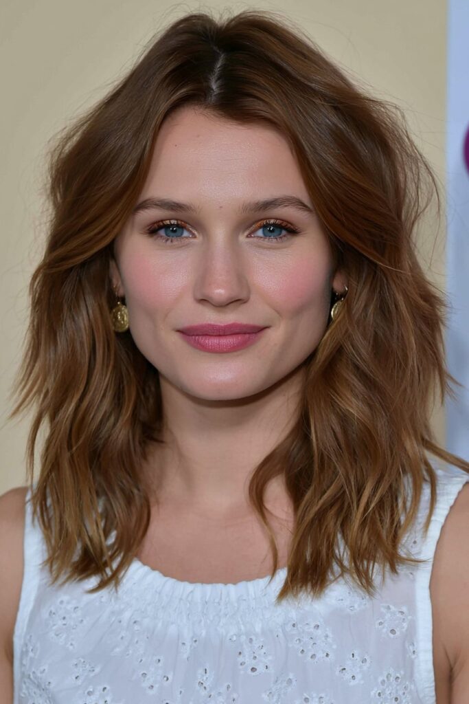 Summer hairstyles for medium hair beachy waves
