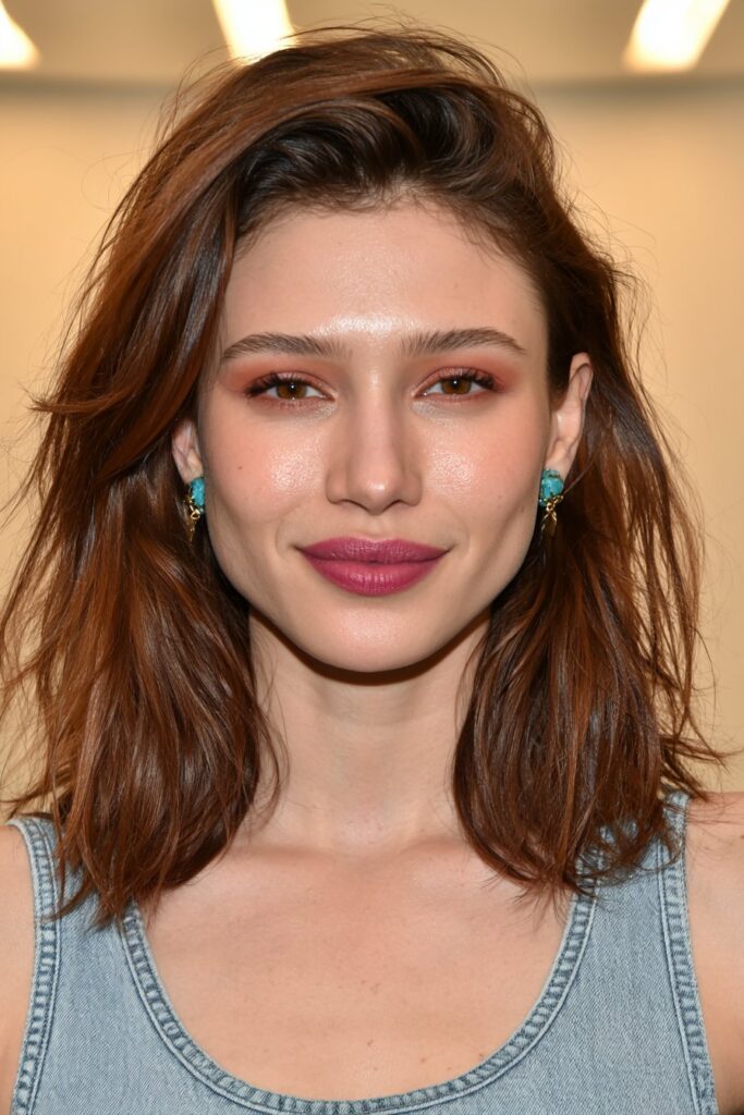Summer hairstyles for medium hair natural air dried