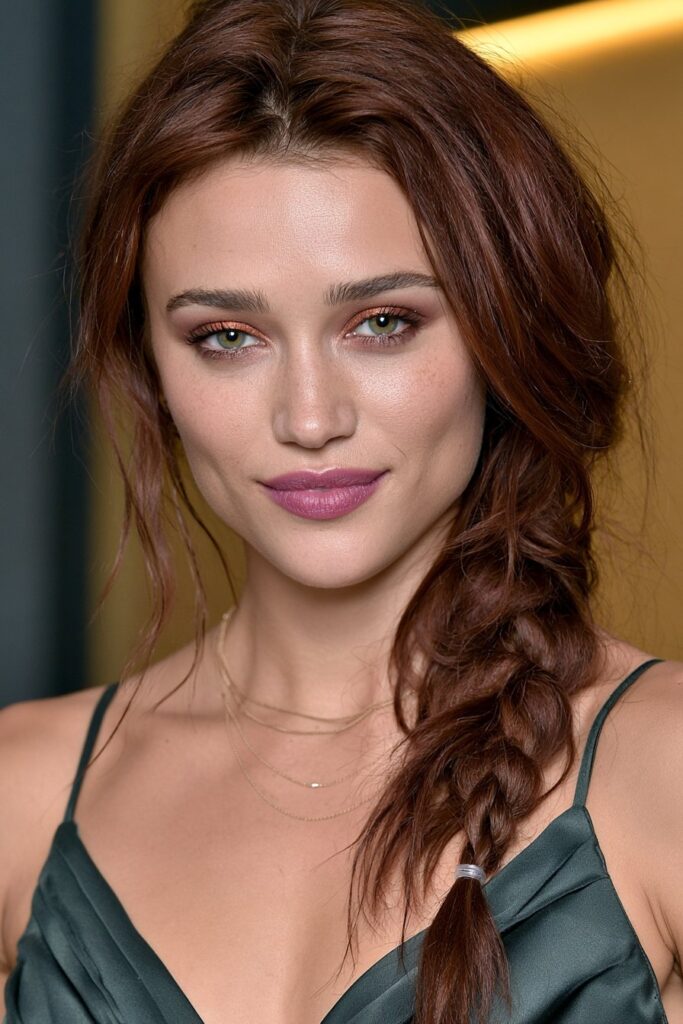 Summer hairstyles for medium hair side braid