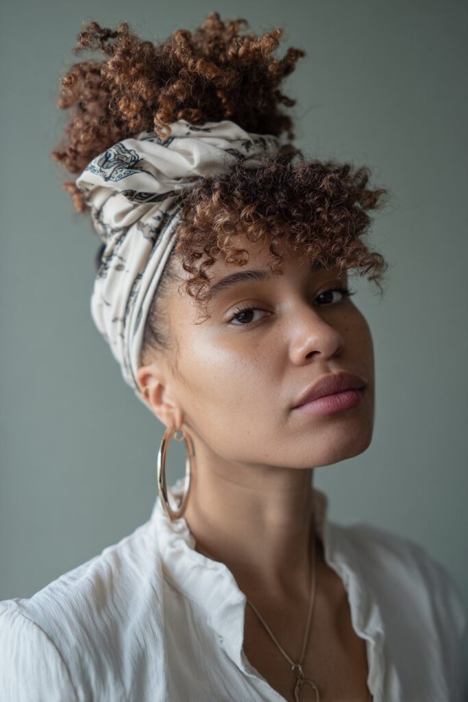 Twist out hairstyles headband accessories