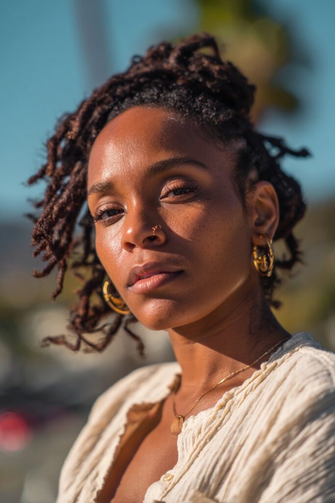 Summer hairstyles for black women faux locs