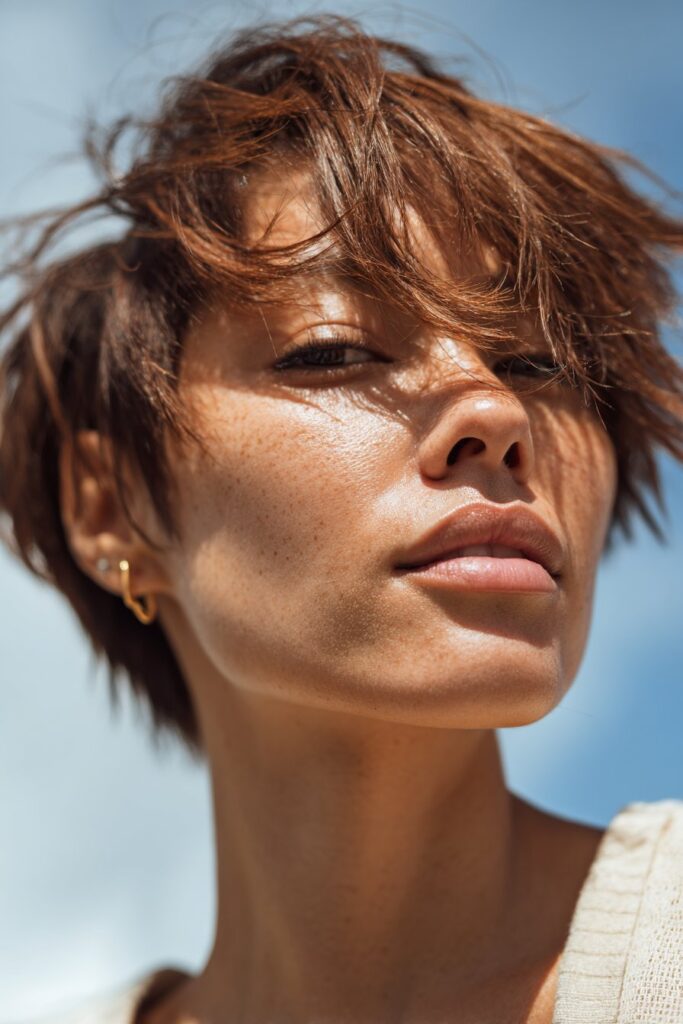 Summer hairstyles for short hair piecey pixie