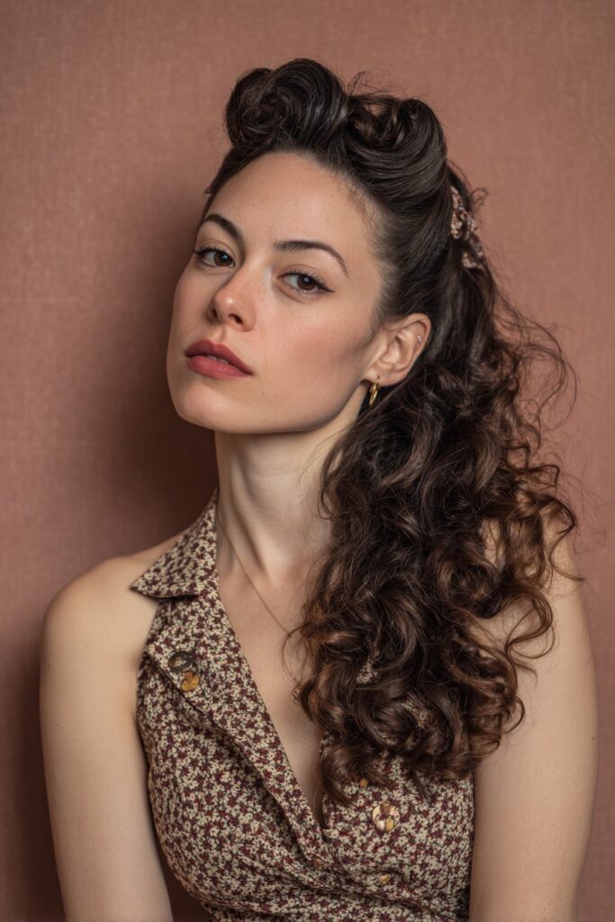 Twist out hairstyles pin up curls