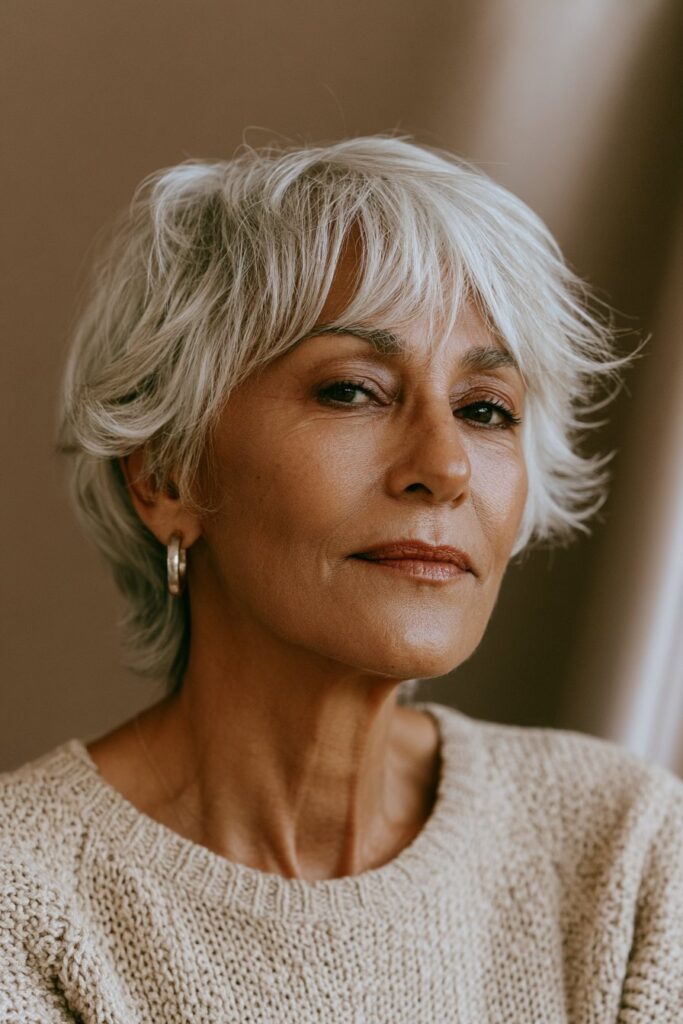 12 Trendy Short Hairstyles for Women Over 70 4 Short hairstyles for women over 70 shag thin hair