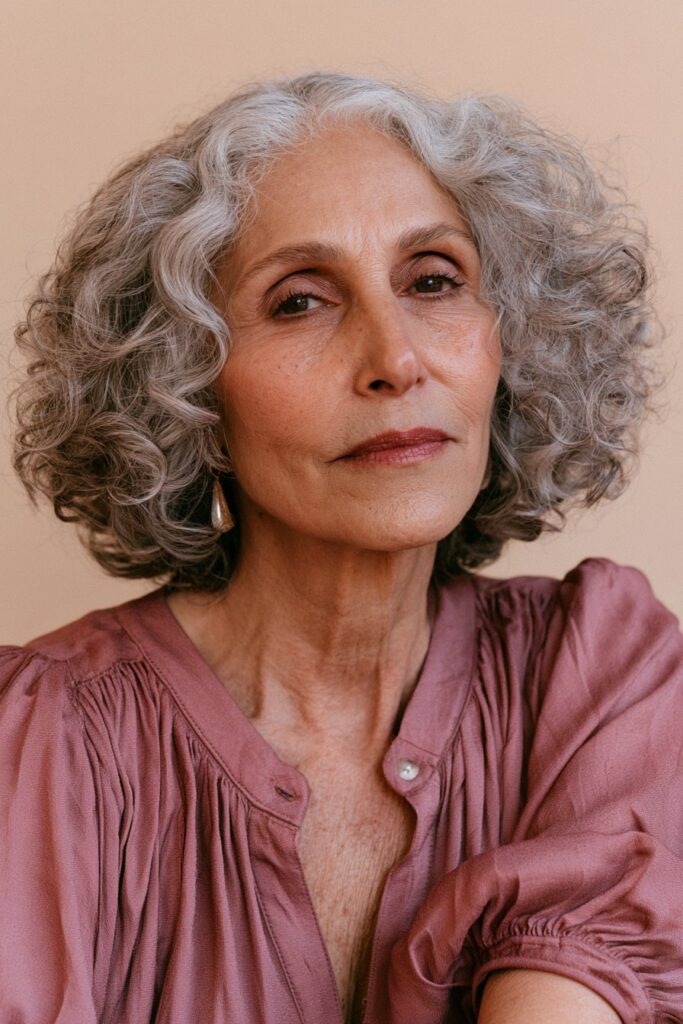 12 Trendy Short Hairstyles for Women Over 70 6 Short hairstyles for women over 70 soft curly bob