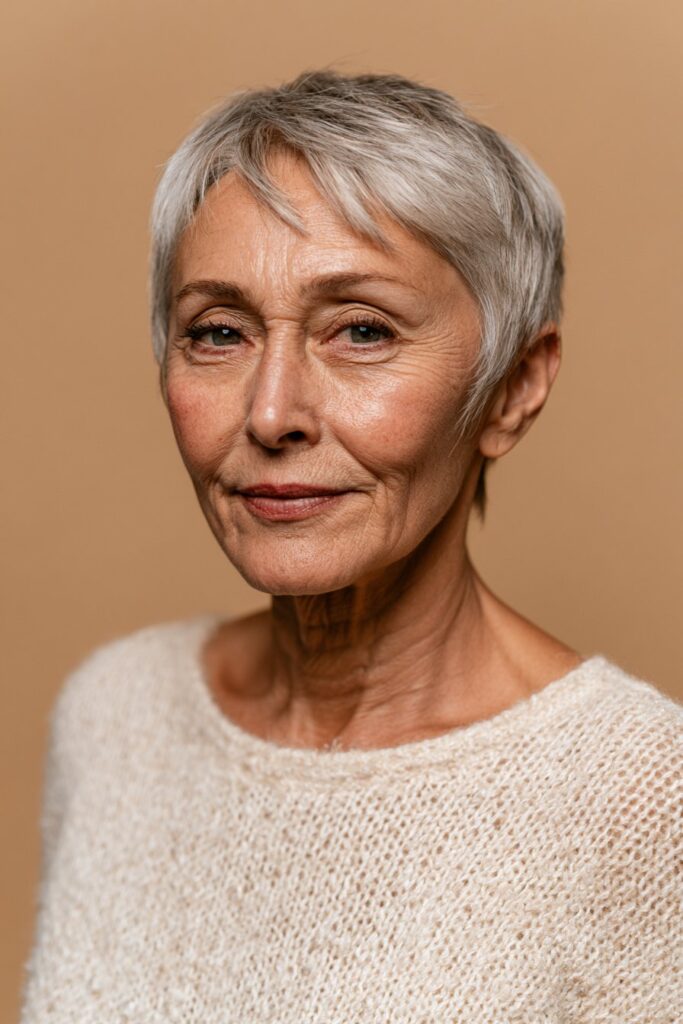 12 Trendy Short Hairstyles for Women Over 70 1 Short hairstyles for women over 70 classic pixie cut