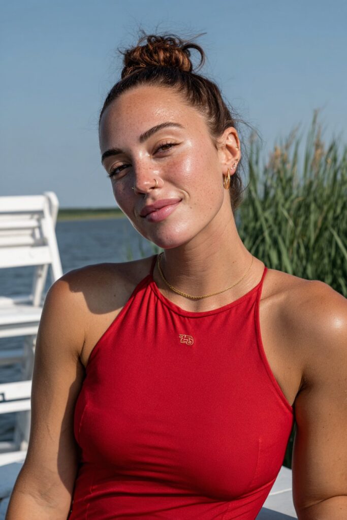 Lifeguard hairstyles ballerina bun