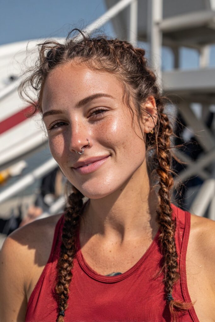 Lifeguard hairstyles boxer braids