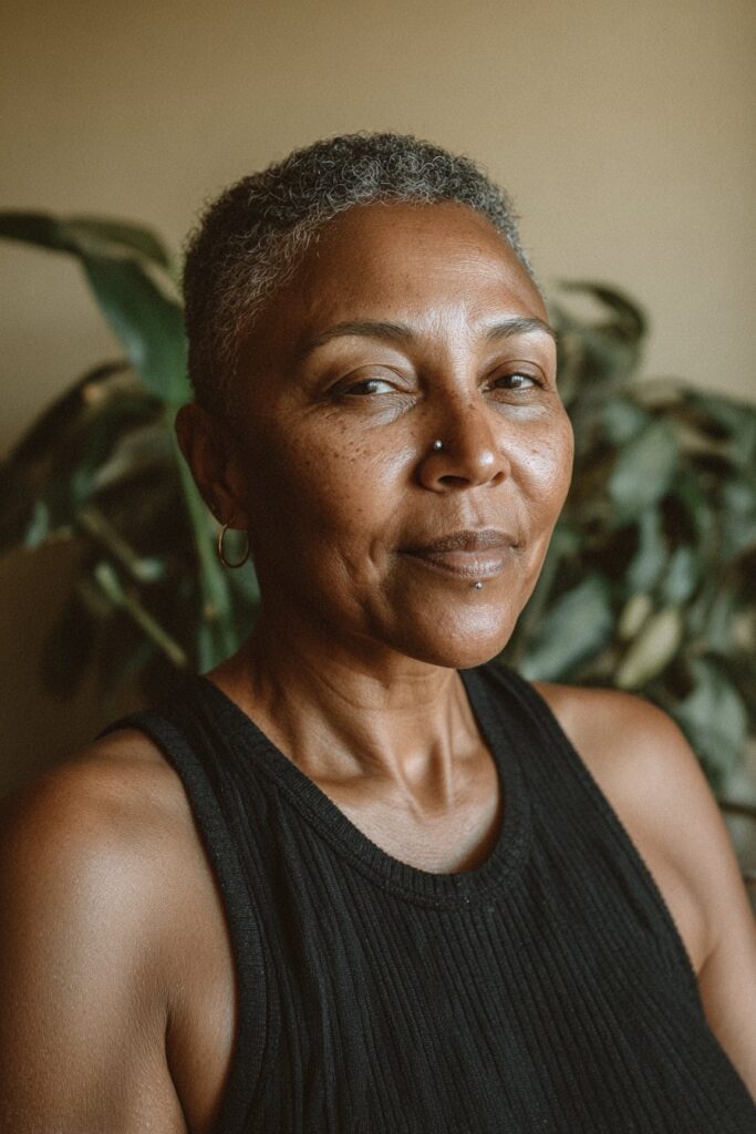 15 Timeless Shaved Hairstyles for Older Black Women 13 Shaved hairstyles for older black women faux hawk