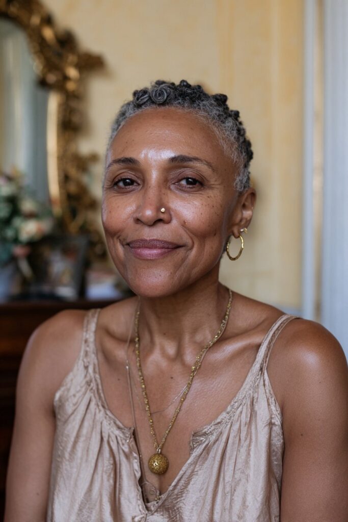15 Timeless Shaved Hairstyles for Older Black Women 8 Shaved hairstyles for older black women side shave