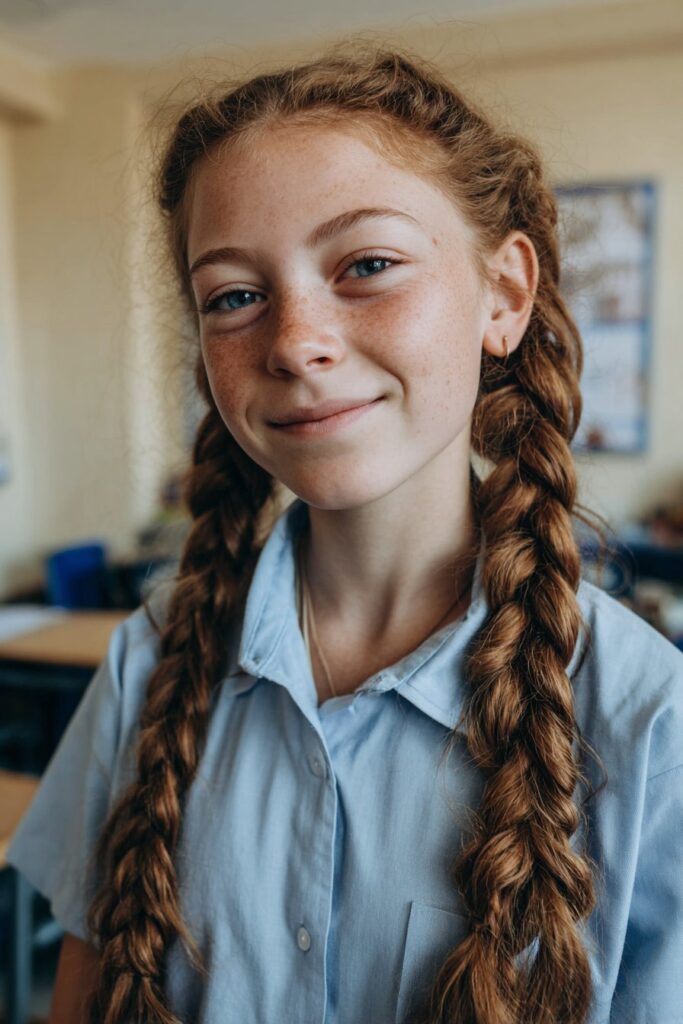 Fishtail braid for thick hair with intricate texture and a neat finish