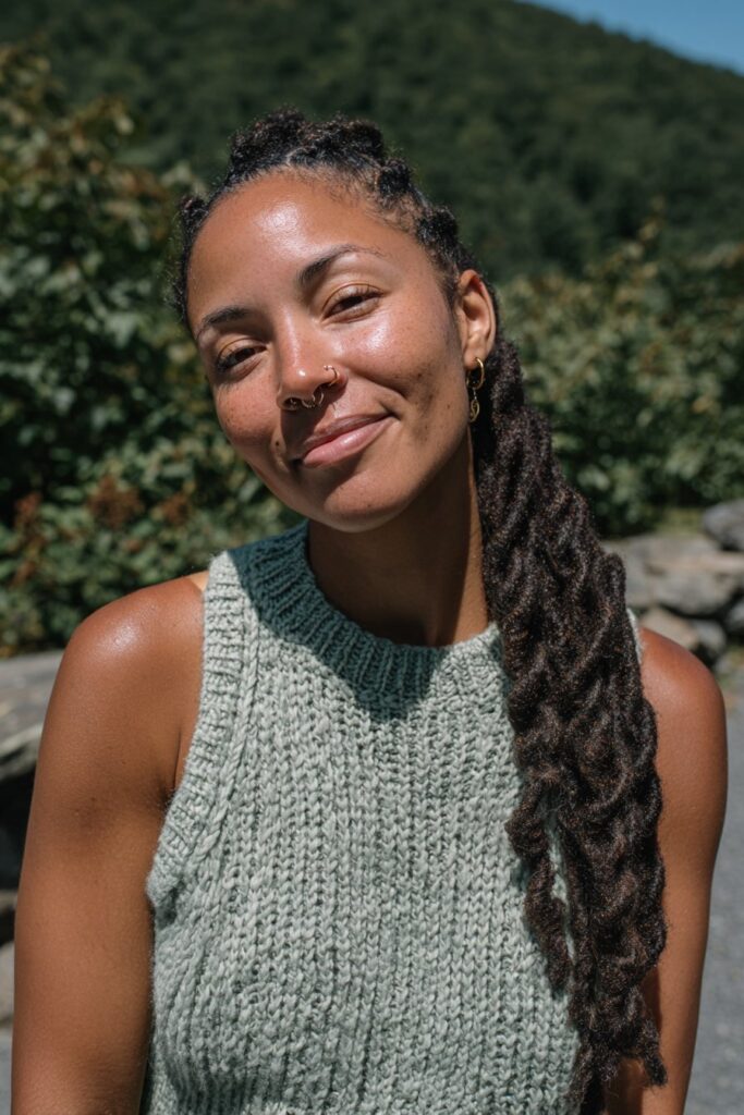 Camp hairstyles black women flat twists