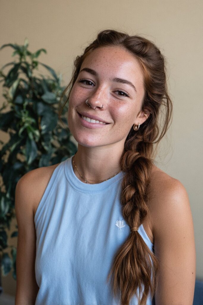 Greasy hair hairstyles French braid