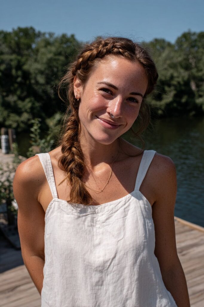 Lake hairstyles for long hair French braid