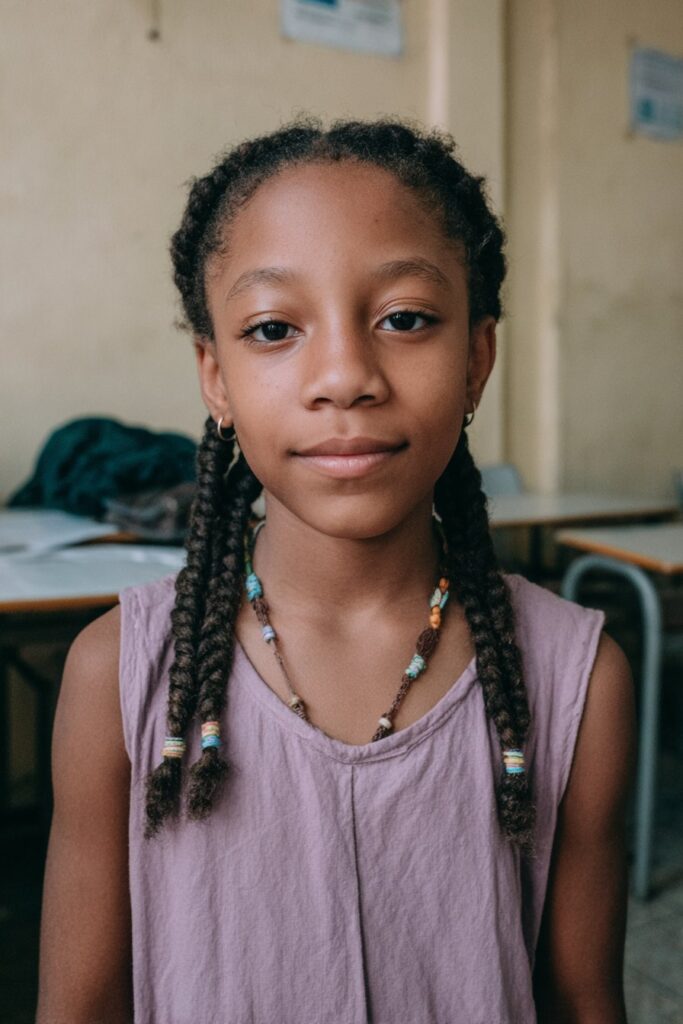 Back to school cornrows Ghana braids