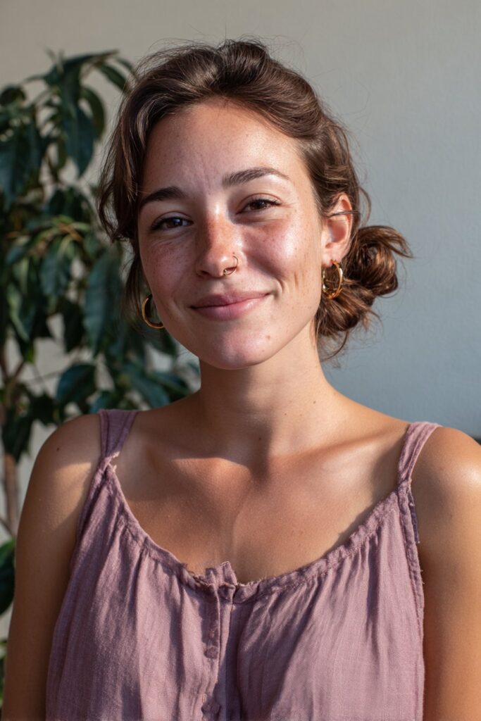 Greasy hair hairstyles low bun