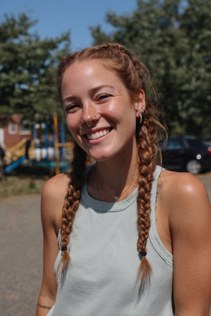 Summer camp hairstyles pigtail braids