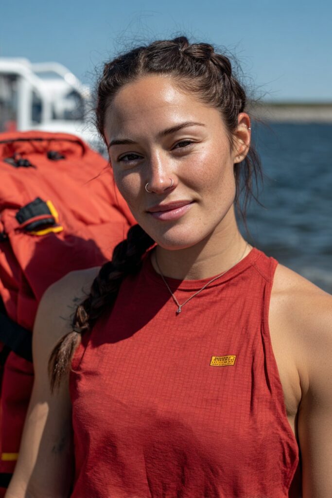 Lifeguard hairstyles rope braid