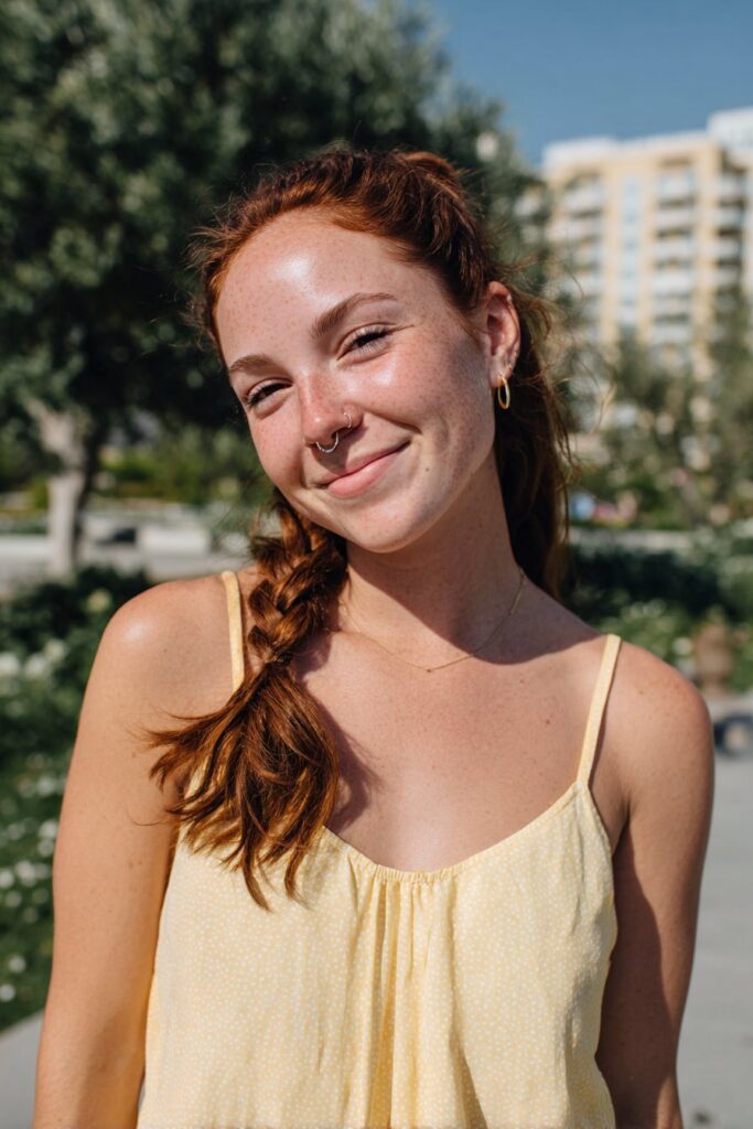 Lake hairstyles for long hair rope twist ponytail