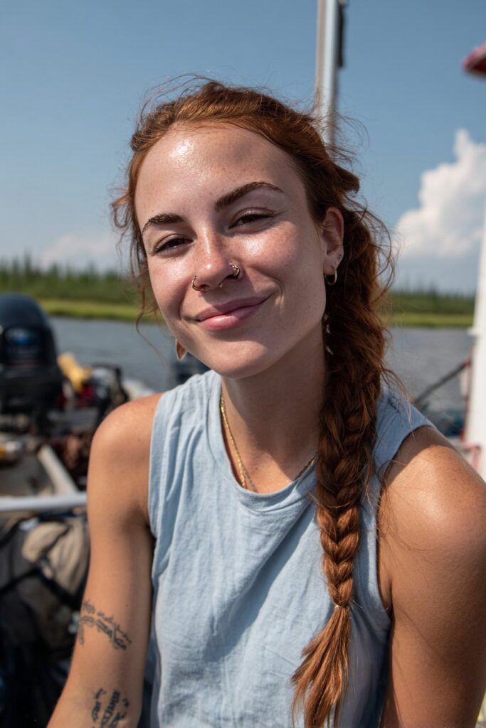 Lake hairstyles for long hair side fishtail braid